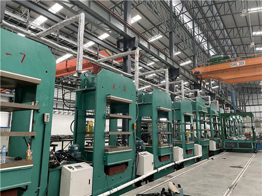 comprar Prensa de vulcanização de borracha tipo estrutura Prensa de vulcanização de placa PLC online manufacture