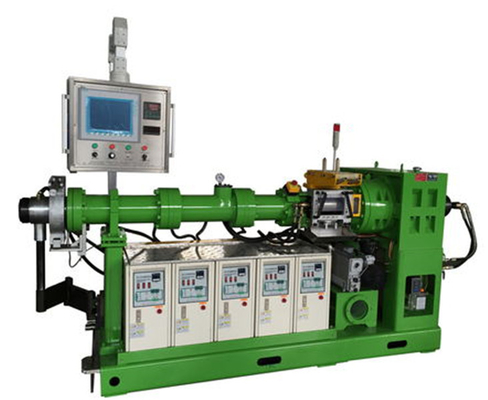 comprar Máquina extrusora de borracha de alimentação a frio Extrusora de cabo de borracha de parafuso único online manufacture
