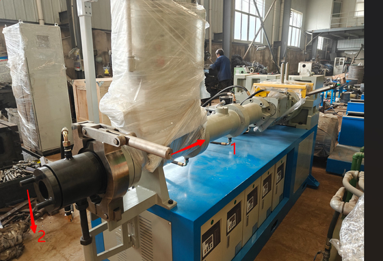 comprar Motor de 55kw XJW-90 Modelo Extrusor de alimentação a frio Adotar Siemens PLC Schneider Electric online manufacture