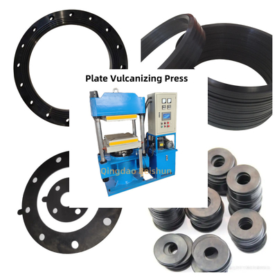 comprar Certificado CE Placa de borracha vulcanizante plataforma de imprensa padrão europeu Tamanho 400 × 400 mm Controle automático por PLC online manufacture
