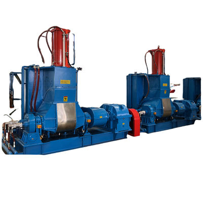 Bom preço Máquina de esmagamento de borracha de capacidade de 55L com ângulo de inclinação de 140° e refrigeração por água para mistura automática de borracha on-line
