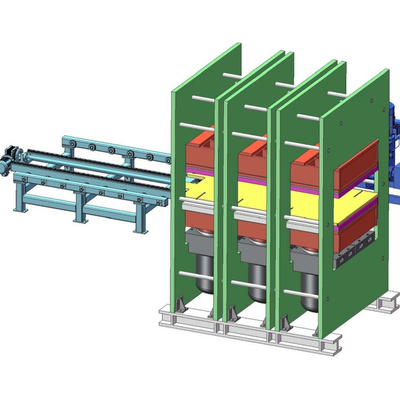 comprar Equipamento de fabrico de almofadas antiderrapante de borracha - Máquina de vulcanização plana de pressão de 500 toneladas - Máquina de moldagem automática de pressão a quente de borracha tipo quadro online manufacture