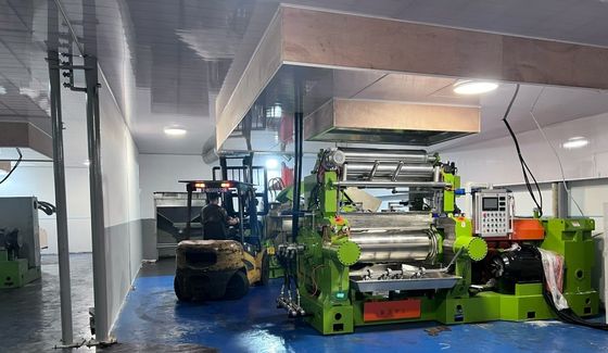 Bom preço Moinho de mistura de borracha de tipo XK-550 com capacidade de lote de 100 kg e comprimento de trabalho de 1500 mm on-line