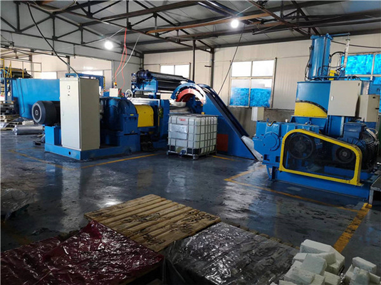 Amassadeira automática de borracha amassadeira de controle PLC misturador de borracha 125L
