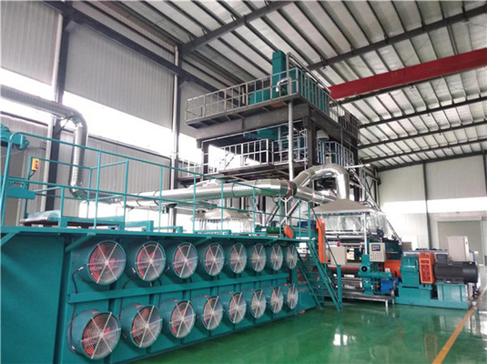 Máquina de resfriamento de borracha em lote XPW-600 Correia de malha de aço inoxidável Resfriador em lote