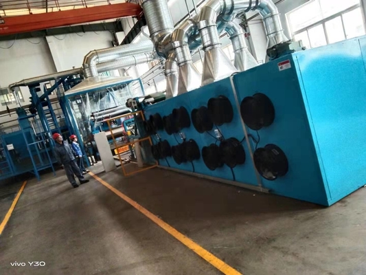Máquina de Resfriamento de Borracha PLC Batch Off Resfriador de Filme Composto Secagem a Ar
