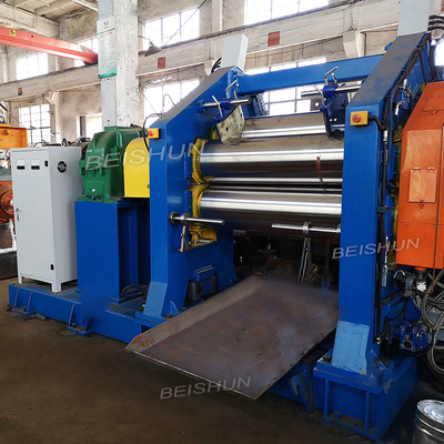 Máquina de calandra de três rolos de borracha SGS Máquina de calandra de 3 rolos para plásticos