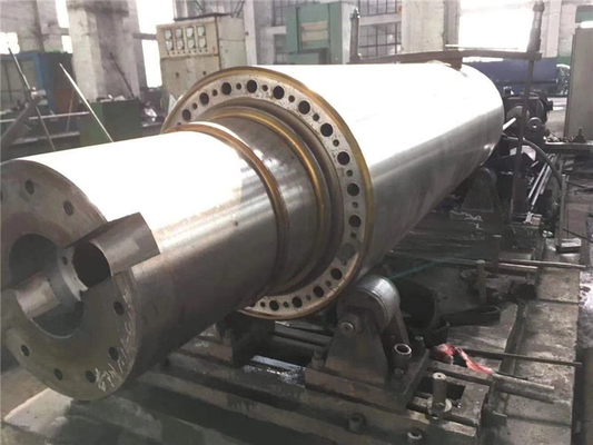 Ferro dúctil Borracha Peças de máquina Eixo de aço forjado Rolo de aço rápido