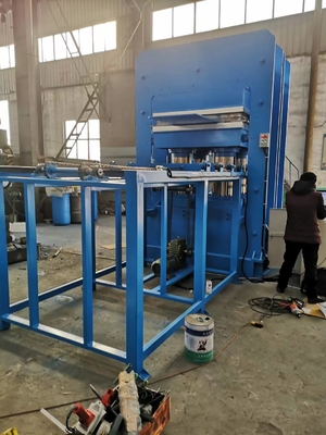 Máquina de prensagem de vulcanização de borracha de tela de mina para automática de duas camadas