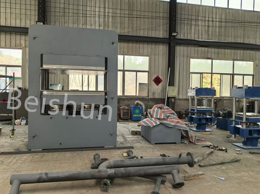 Bom preço Pressão de moldagem de borracha de uma camada grande / máquina de pressão de borracha com 2,8MPa Pressão para vulcanização uniforme on-line