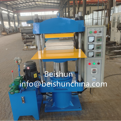 Máquina de vulcanização de borracha de placas quentes de tamanho pequeno 400*400 mm para produção de produtos de borracha e silicone