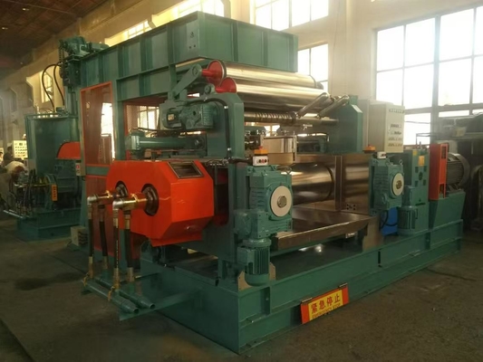 Preço baixo 110kw de potência de borracha composta moinho aberto processo de endurecimento de rolos duplos mais longa vida útil