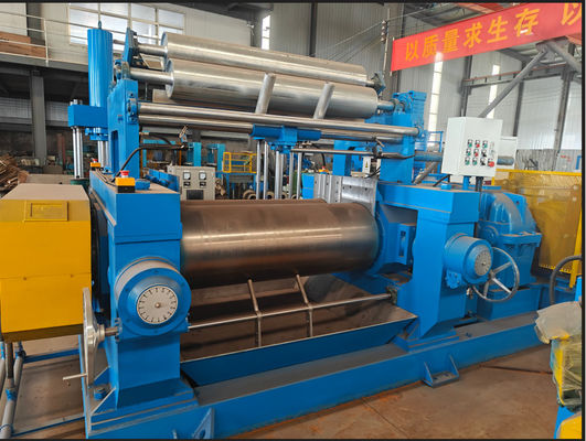 Bom preço 220V/380V Equipamento do moinho de mistura de borracha Resfriamento por água Paragem de emergência on-line