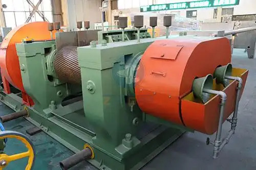 Triturador de borracha de 110 kW para reciclagem de resíduos de pneus Produção de pó de borracha com controle PLC