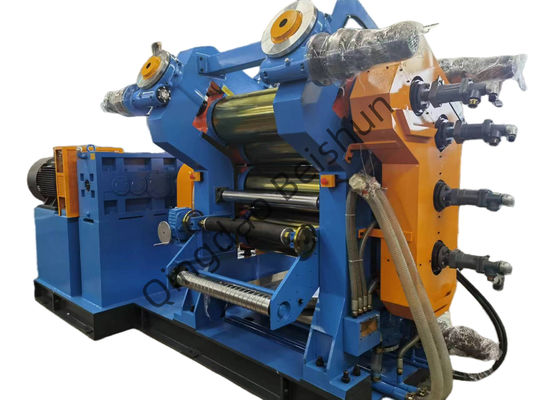 Bom preço Calendário de borracha PLC de 4 rolos com controlo preciso da espessura do material de borracha e sistema de arrefecimento estável on-line