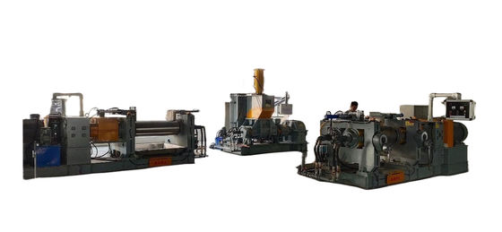 Bom preço Refrigeração por água Mecanismo de mistura de borracha de dois rolos com controlo PLC e capacidade de 30 kg para fabrico de borracha on-line