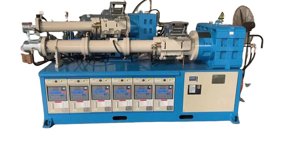 PLC controle automático de temperatura de alimentação a frio extrusora de silicone / extrusora de borracha para pode produzir tiras de silicone limpadores de borracha