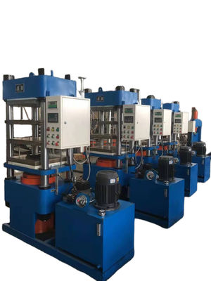 Bom preço PLC Controlled Rubber Vulcanizing Press Machine with Heating Power 57.6kw×2 and Automatic Grade PLC Or Manual on-line