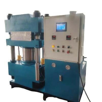 Bom preço Máquina de vulcanização plana de base de aço fundido de 100 toneladas - Máquina de moldagem a quente para solas de sapatos de borracha - Tipo de quatro colunas com duas camadas de trabalho on-line