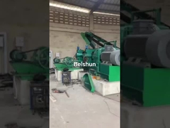A linha de reciclagem de pneus usados é utilizada para transformar pneus ou blocos de borracha em pó de borracha