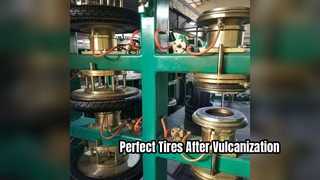 Máquina modeladora de pneus evita deformação
