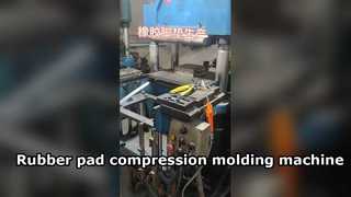 Máquina de moldagem por compressão de almofada de borracha hidráulica